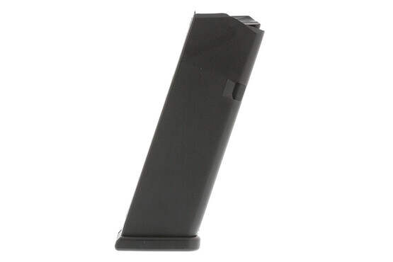 The Glock G20 magazine 10mm features a polymer body and steel core